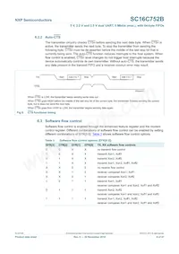 SC16C752BIBS Datasheet Pagina 9