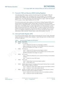SC16C850LIBS Datasheet Page 23