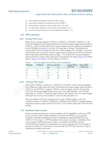 SC16C850SVIBS Datasheet Page 8