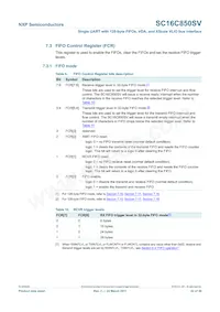 SC16C850SVIBS Datasheet Pagina 22