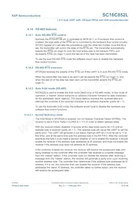 SC16C852LIBS Datasheet Pagina 22