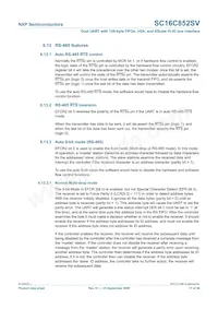 SC16C852SVIET Datasheet Pagina 17