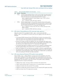 SC16C852SVIET Datasheet Pagina 22