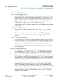 SC16C852VIBS Datasheet Pagina 19