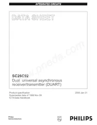 SC26C92C1B Datenblatt Cover