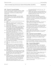 SC26C92C1B Datasheet Page 19