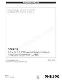 SC28L91A1A Datenblatt Cover