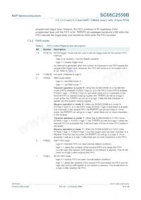 SC68C2550BIB48 Datasheet Page 16