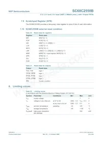 SC68C2550BIB48 Datasheet Page 22