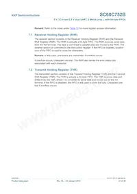 SC68C752BIBS Datasheet Page 21