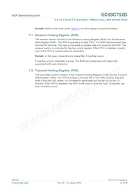 SC68C752BIBS Datasheet Pagina 21