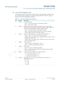 SC68C752BIBS Datasheet Page 23