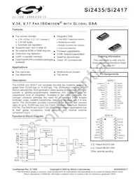 SI2435-B-FTR Datasheet Copertura