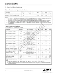 SI2435-B-FTR Datasheet Page 4