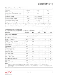 SI2457-D-GT Datasheet Page 7