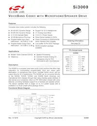 SI3000-C-GSR Datasheet Cover
