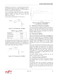 SI4126-F-BMR Datasheet Page 19
