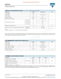SI4724CY-T1-E3 Datasheet Page 2