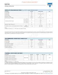 SI4724CY-T1-E3 Datenblatt Seite 2