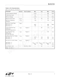 SI5310-C-GMR Datasheet Page 7