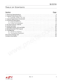 SI5316-B-GM Datasheet Page 3