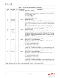 SI5316-B-GM Datasheet Pagina 18