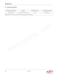 SI5316-B-GM Datasheet Page 20