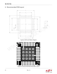 SI5316-B-GM數據表 頁面 22