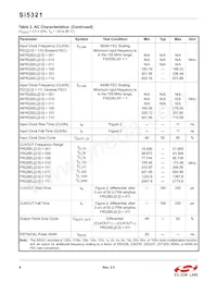 SI5321-G-BC Datasheet Page 8