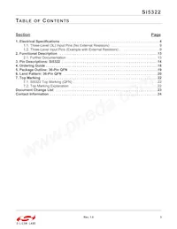 SI5322-B-GM Datasheet Page 3