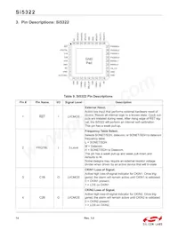 SI5322-B-GM 데이터 시트 페이지 14