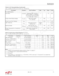SI5323-B-GM Datasheet Page 11