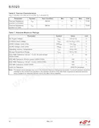 SI5323-B-GM Datasheet Page 12