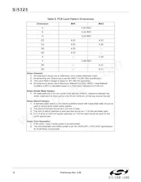 SI5325A-B-GM Datasheet Page 12