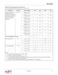 SI5326A-B-GM Datasheet Page 7