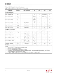 SI5326A-B-GM Datasheet Page 8