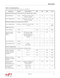 SI5326A-B-GM Datasheet Page 11