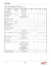 SI5326A-B-GM Datasheet Page 12