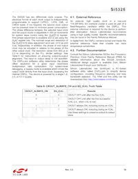 SI5326A-B-GM Datasheet Page 19