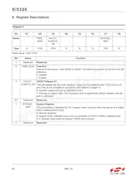 SI5326A-B-GM Datasheet Page 22