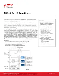 SI5348A-B-GM Datenblatt Cover