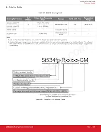 SI5348B-D09733-GMR Datenblatt Seite 3