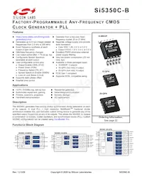 SI5350C-B06728-GM Datasheet Cover