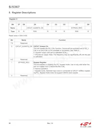 SI5367A-C-GQ Datasheet Page 20