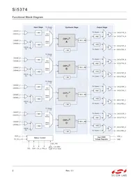 SI5374C-A-BL Datasheet Page 2