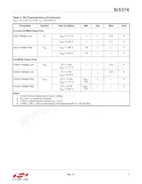 SI5374C-A-BL Datasheet Page 7