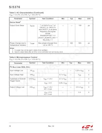 SI5376B-A-BL Datasheet Page 10