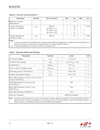 SI5376B-A-BL Datasheet Page 12