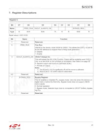 SI5376B-A-BL Datasheet Page 21