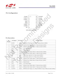 SL2309SC-1T Datasheet Page 2